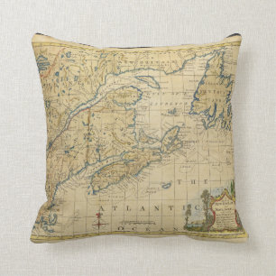 New England 1758 & Nova Scotia karta Thomas Kudde
