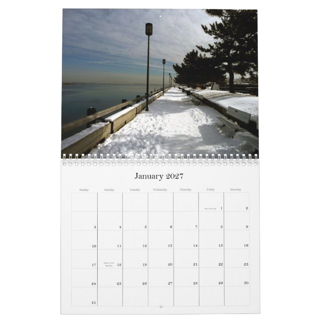New England 2012 sceniska väggkalender Kalender (Jan 2027)