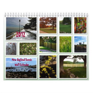 New England 2012 sceniska väggkalender Kalender