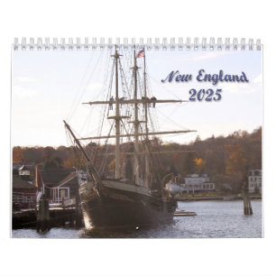 New England 2025-kalender Kalender