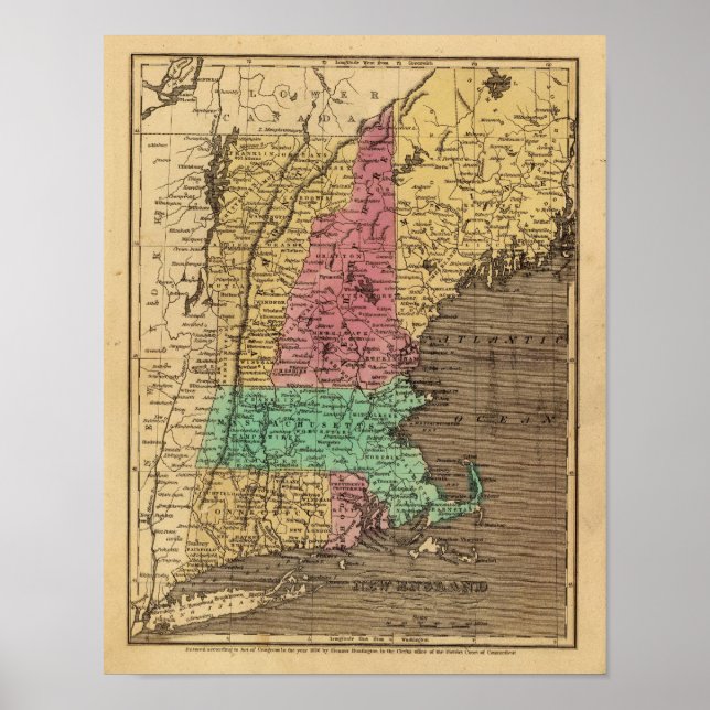 New England 4 Poster (Framsidan)