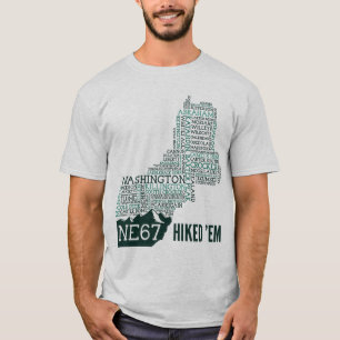 New England 67 fotvandrad T-tröja T Shirt