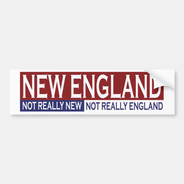 New England Bildekal (Framsidan)