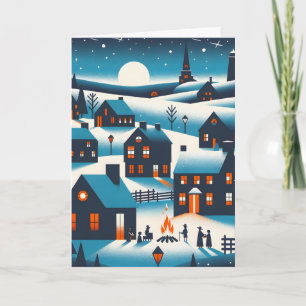 New England by - Vinterscen Kort