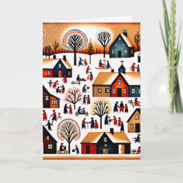 New England by - Vinterscen Kort