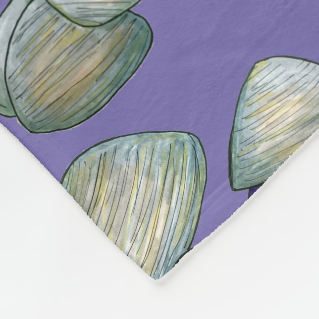 New England Clambake Beach Summer Seafood Fleecefilt (Hörn)