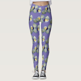 New England Clambake Beach Summer Seafood Leggings