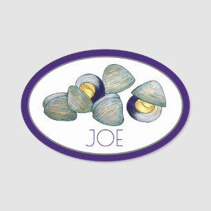 New England Clambake Clams Seafood Restaurant Namnbricka