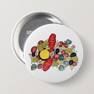 New England Clams Lobster Clambake Seafood Middag Knapp
