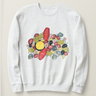 New England Clams Lobster Clambake Seafood Middag T Shirt
