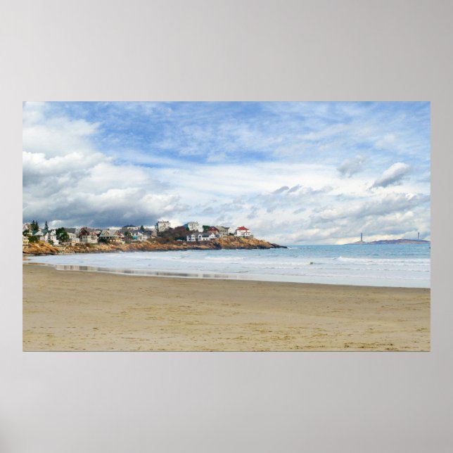 New England Coastal Scene Poster (Framsidan)