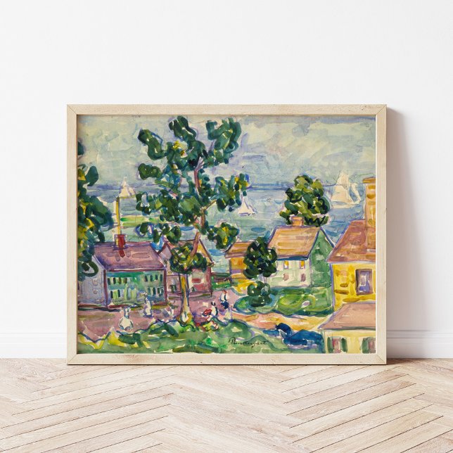 New England Coastal Village | Maurice Prendergast Poster (Skapare uppladdad)