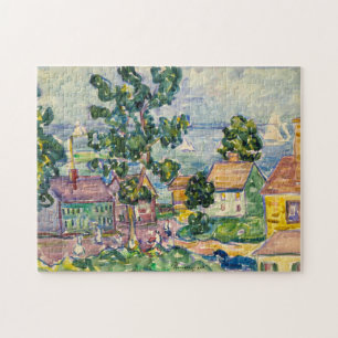 New England Coastal Village Maurice Prendergast Pussel