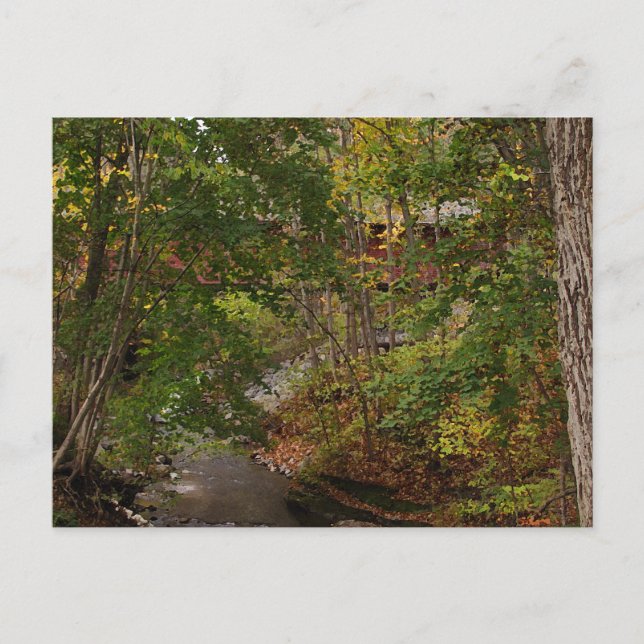 New England Covered Bridge Vykort (Framsida)