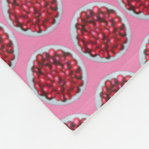 New England Cranbär Cranberry Bog Berries Fleecefilt