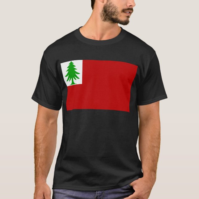 New England flagga Tee (Framsida)