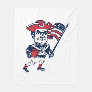 New England Football Maskot Fleecefilt