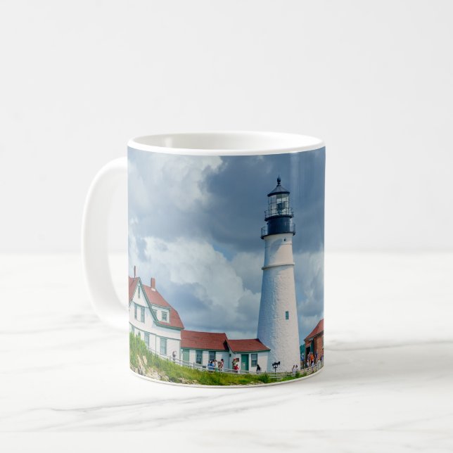 New England fyr kustlandskap   Kaffemugg (Framsida vänster)