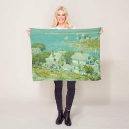 New England Headlands (Kustlandskapskonst) Fleecefilt