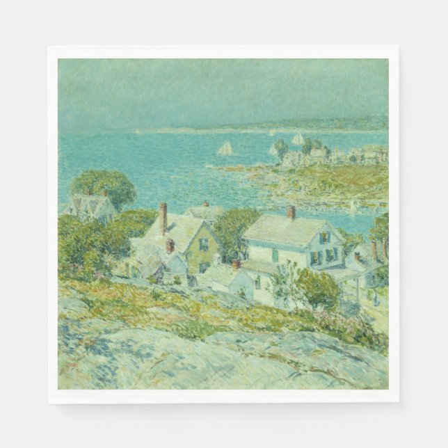 New England Headlands (Kustlandskapskonst) Pappersservett (Framsidan)