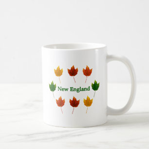 New England höst löv Kaffemugg