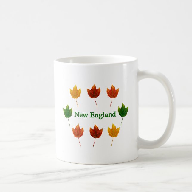 New England höst löv Kaffemugg (Höger)