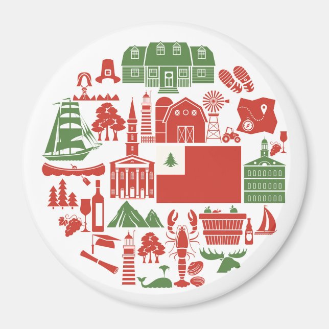 New England Icons Magnet (Framsidan)