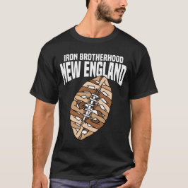 NEW ENGLAND JÄRNBRÖDRASKAP - NEW ENGLAND FOTBOLL T SHIRT