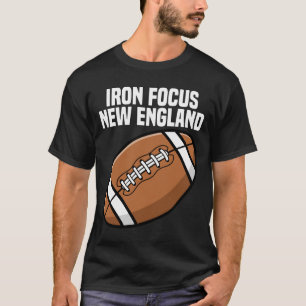 NEW ENGLAND JÄRNFOKUS - NEW ENGLAND FOTBOLL T SHIRT