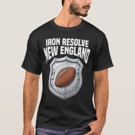 NEW ENGLAND JÄRNVILJA - NEW ENGLAND AMERIKANSK FOT T SHIRT