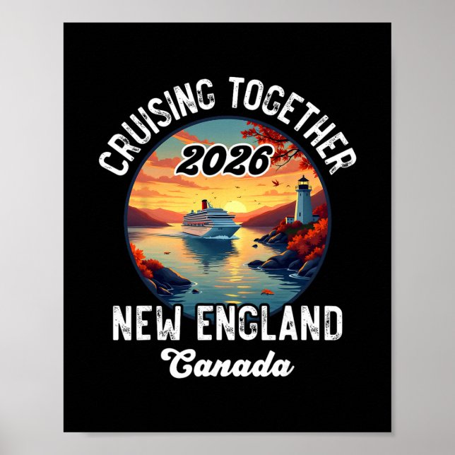 New England Kanada Kryssning2  Poster (Framsidan)