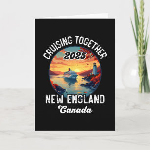 New England Kanada Kryssning Kort