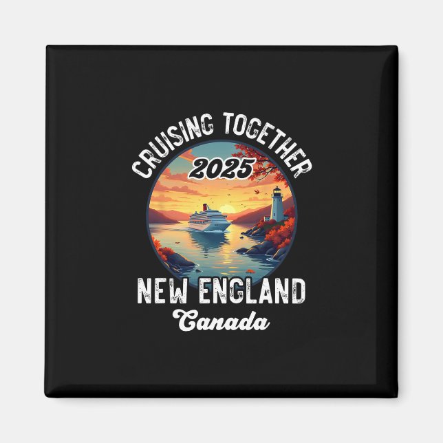 New England Kanada Kryssning  Magnet (Framsidan)