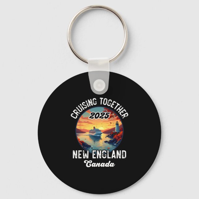 New England Kanada Kryssning  Nyckelring (Framsida)