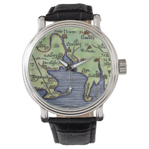 NEW ENGLAND KARTA 1677 ARMBANDSUR