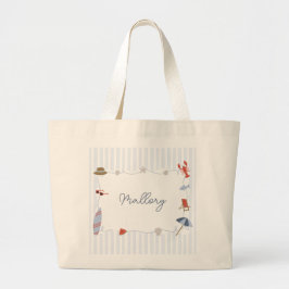 New England kust Cape Cod möhippa totebagge Jumbo Tygkasse