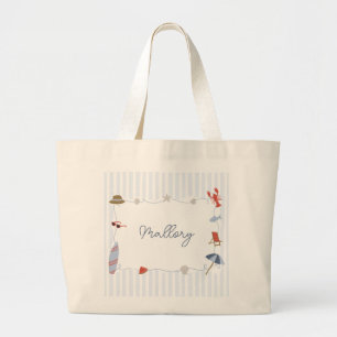 New England kust Cape Cod möhippa totebagge Jumbo Tygkasse