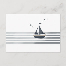 New England kustbröllop detaljer kort