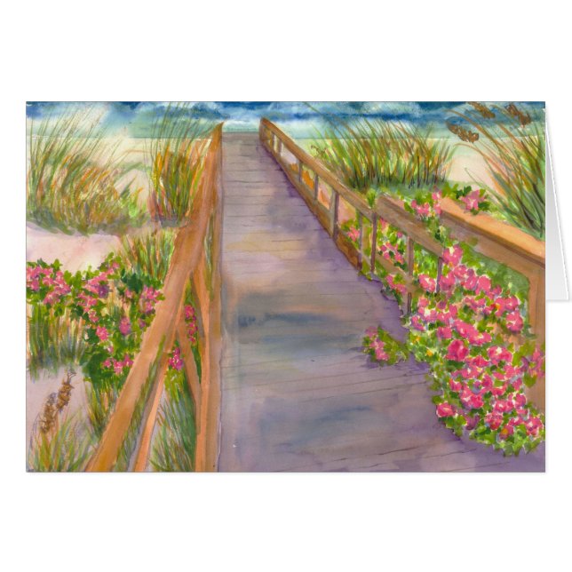 New England Kusten Hälsningskort (Framsidan Horizontal)