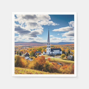 New England Ligcape i Fall Pappersservett