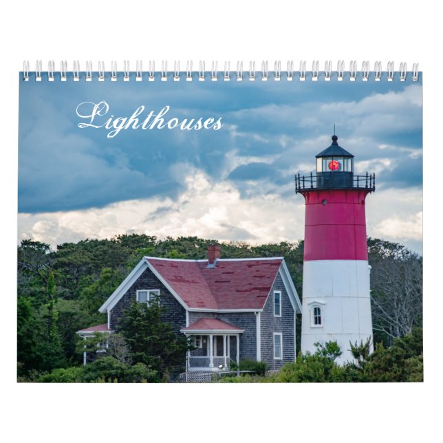 New England Lighthouse Calendar Kalender (Omslag)