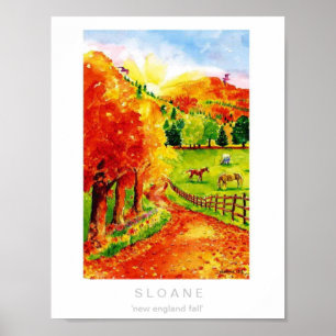 New England nedgång Poster