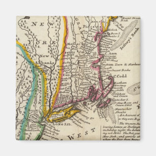 New England, New York, New jersey och Pennsylvania Magnet