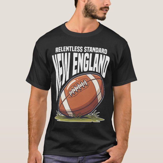 NEW ENGLAND RELENTLESS STANDARD - NEW ENGLAND FOOT T SHIRT (Framsida)