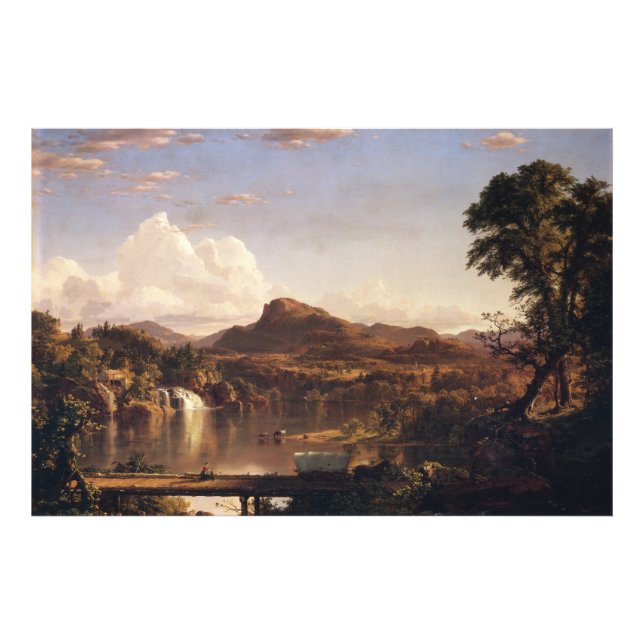 New England Scenery Frederic Edwin Church Fototryck (Framsidan)