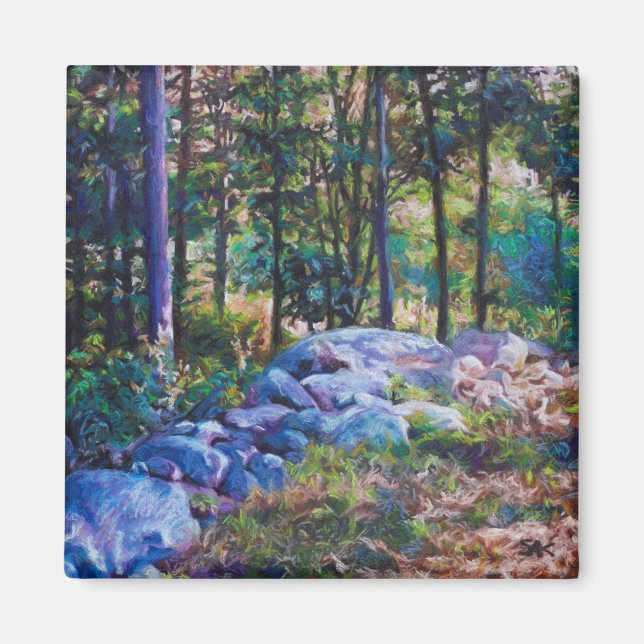 New England Skogen Magnet (Framsidan)