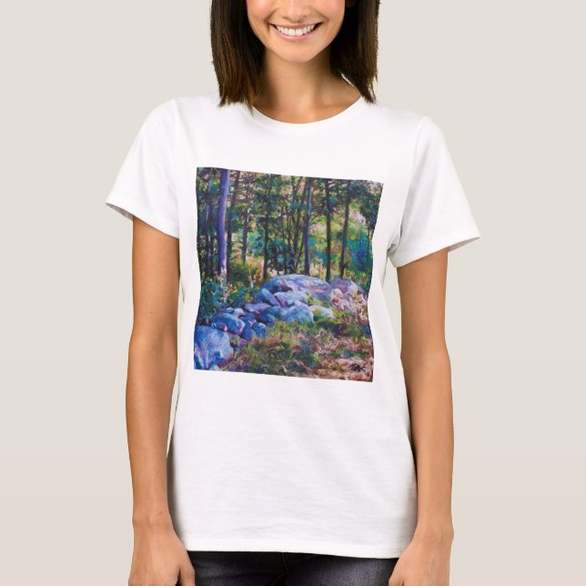 New England Skogen T Shirt (Framsida)