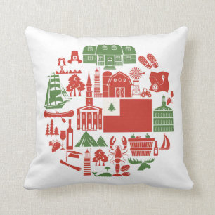 New England symboler Kudde