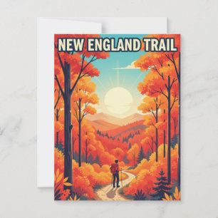New England Trail Travel Vykort