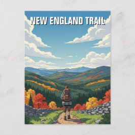New England Trail Travel Vykort